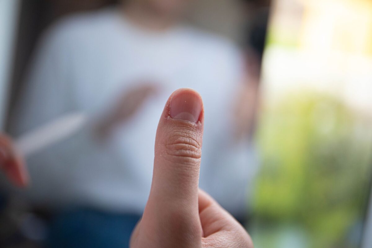 ongle noir après aujourd hui calmer